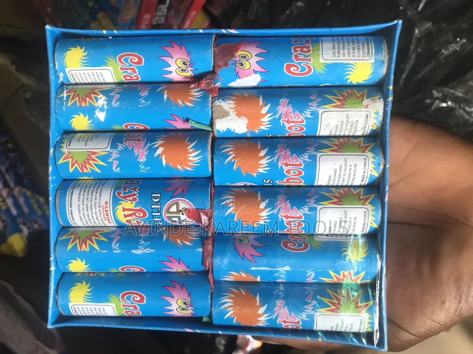12pcs Bomb Firework Knockout