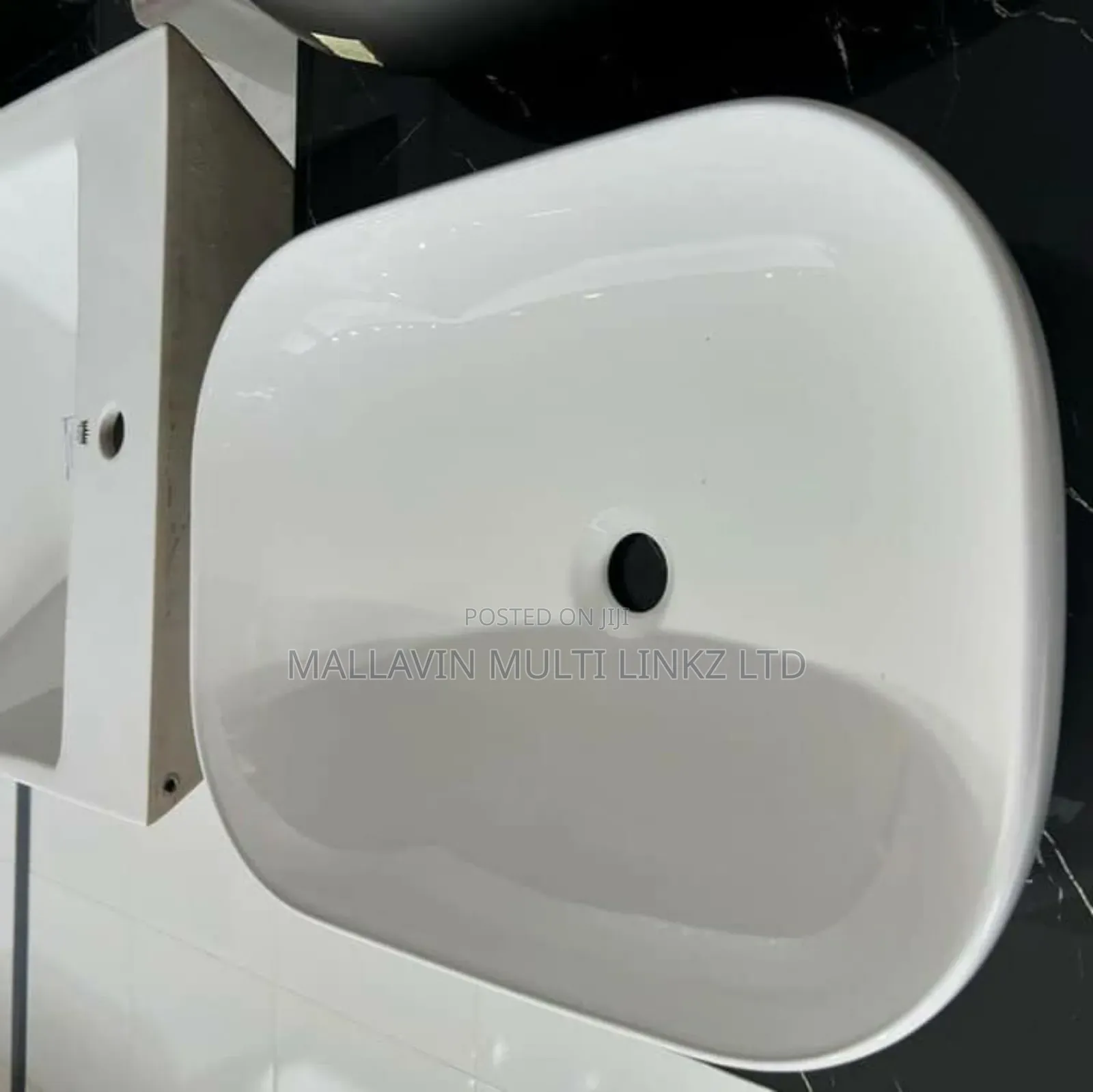 Bathroom Sink White Ceramic Countertop Basin