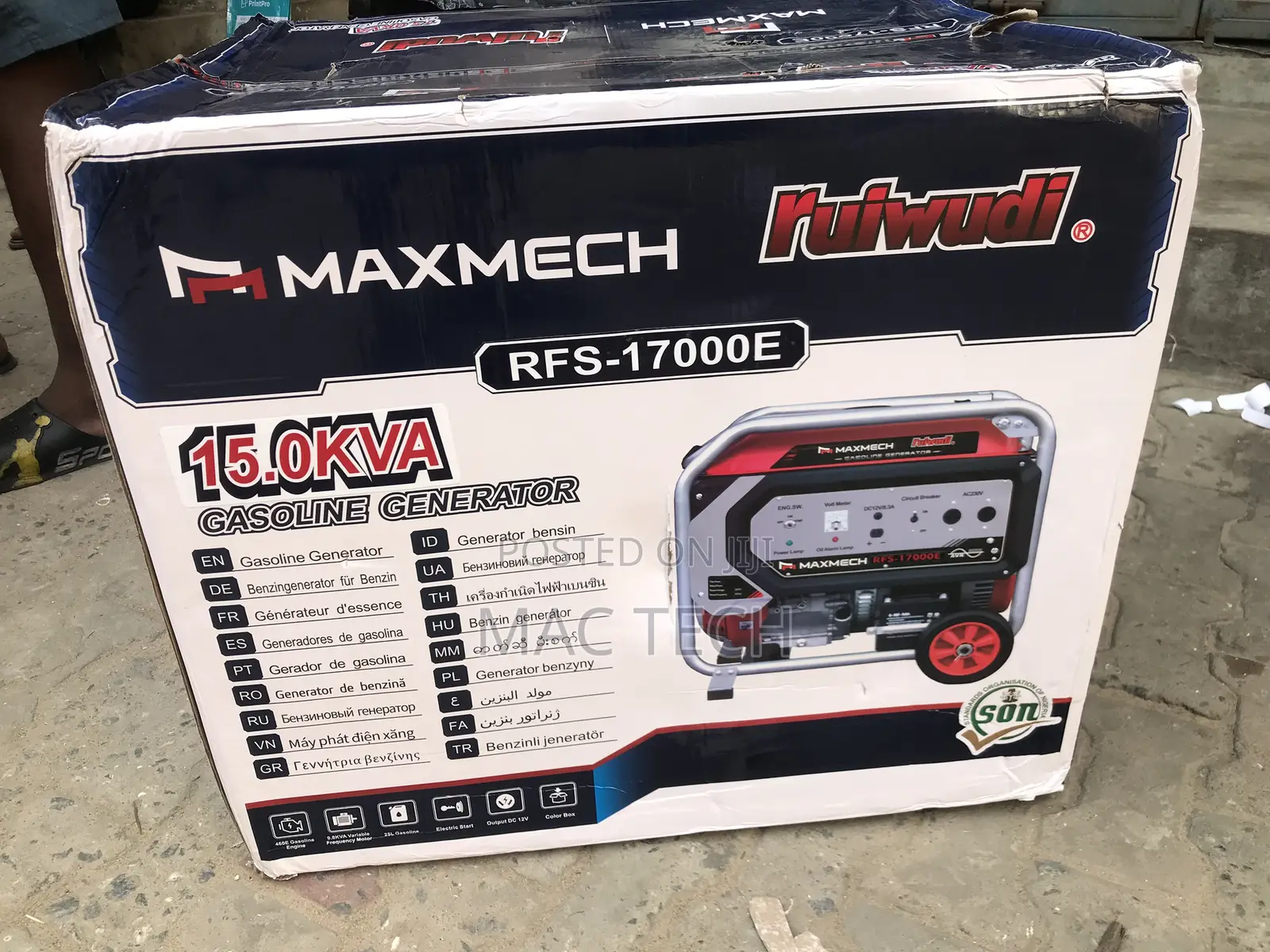 15kva Maxmech Heavy Duty Generator