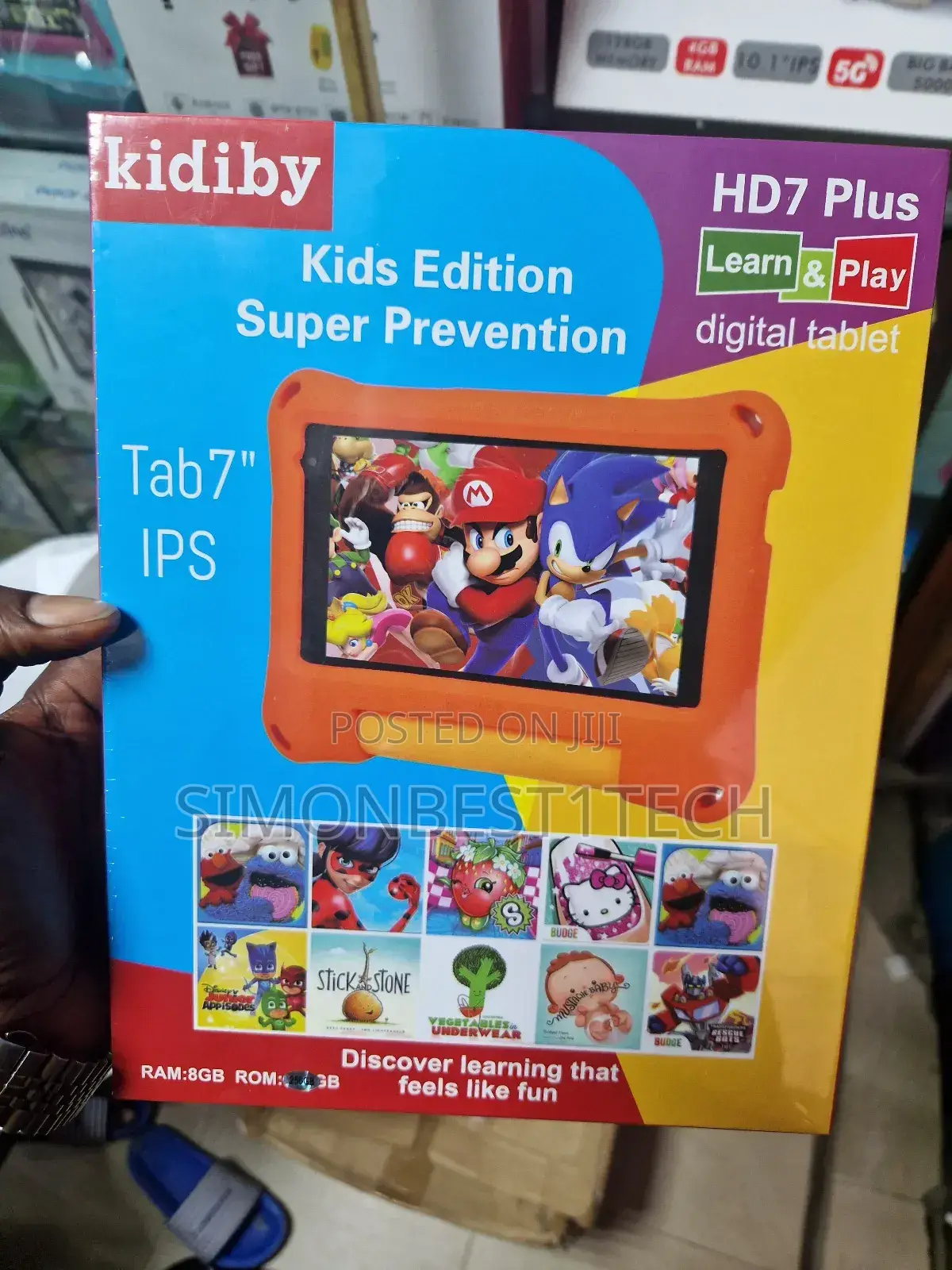 Kidibyhd7+ 8gb 256gb 7 Inches