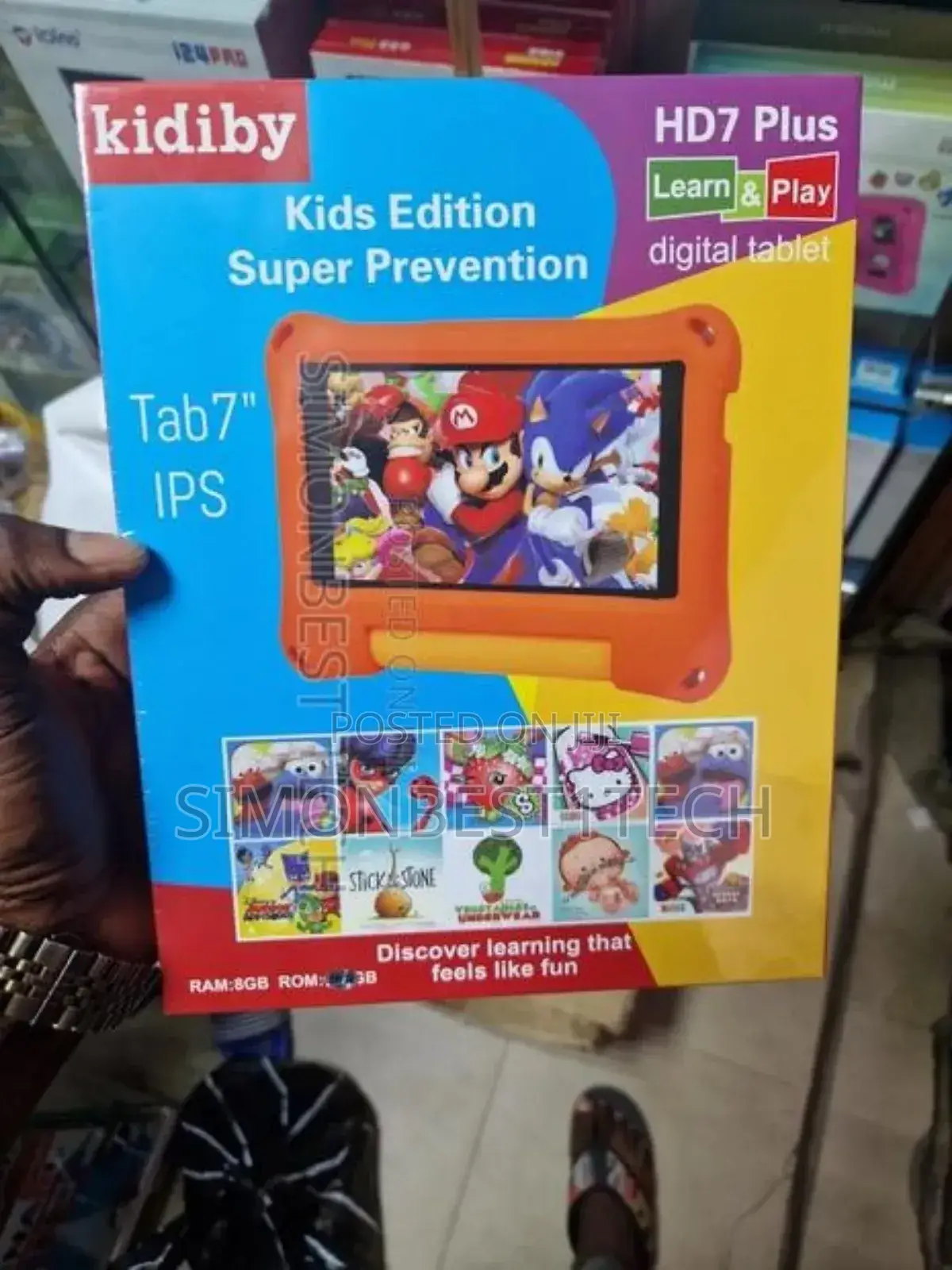 Kidibyhd7+ 8gb 256gb 7 Inches