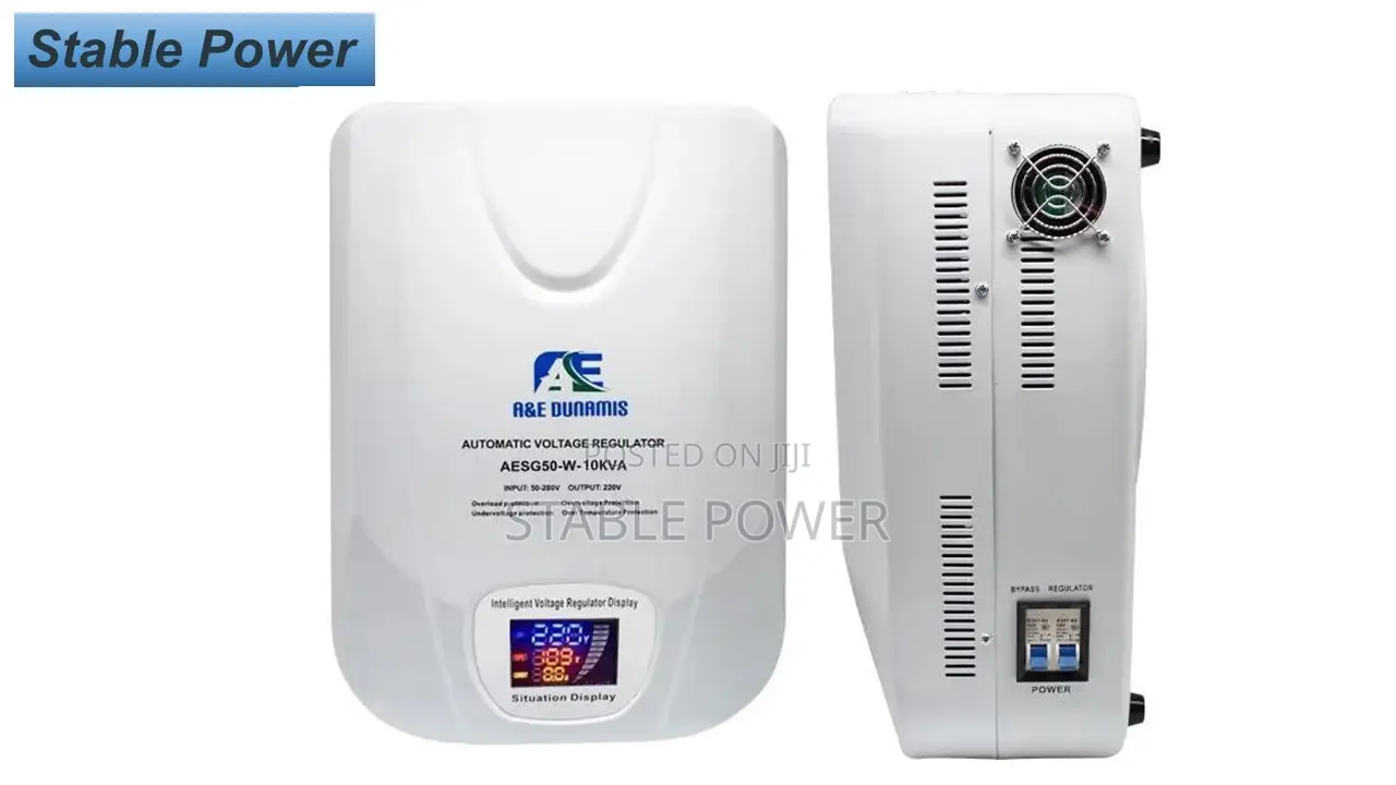 A E 10kva 90v Servo Stabilizer (90v-250v) Aesg90-W-10kva