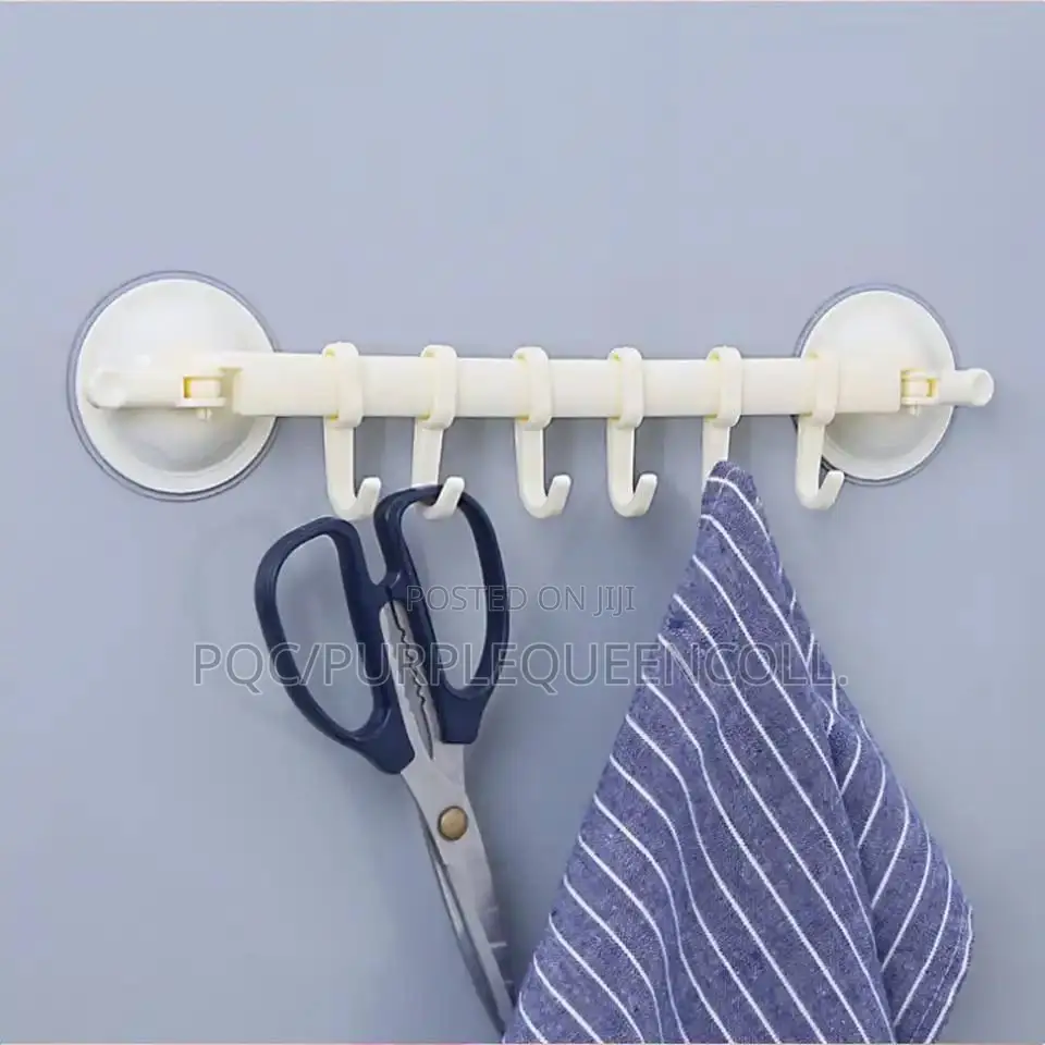 Bathroom and Kitchen Suction Wall Hanger Rack