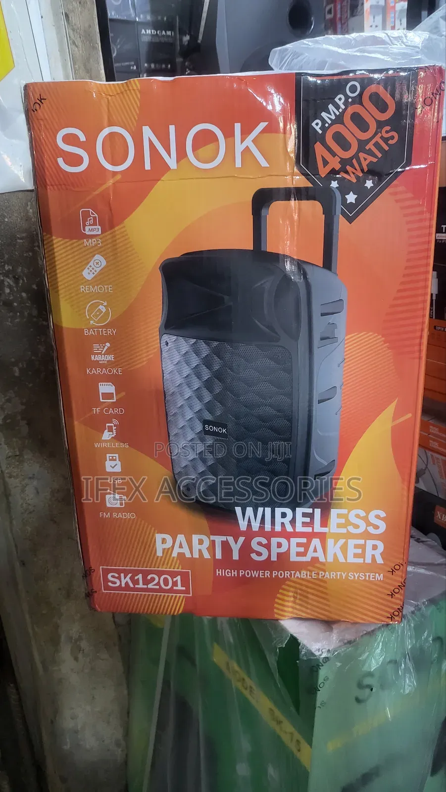 SONOK 12'' Bluetooth Rechargeable Public Address System Mi