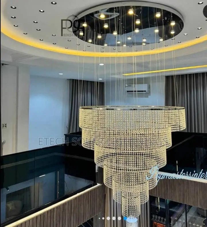 1200mm Luxury Staircase Duplex Chandelier Light