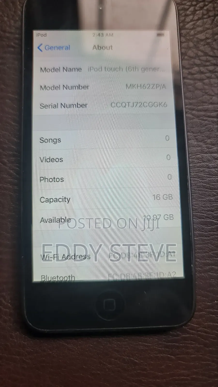 London Used iPod Touchn 6th Gen