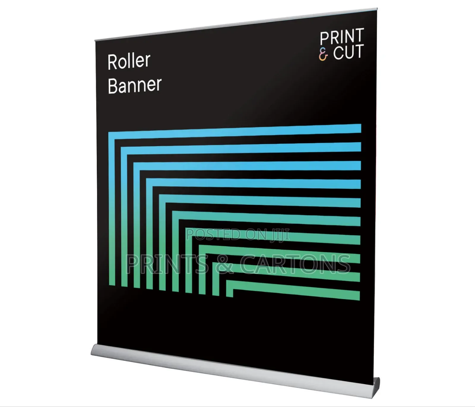 10x7ft Roll-Up Stand (No Printing) (Flat Base)