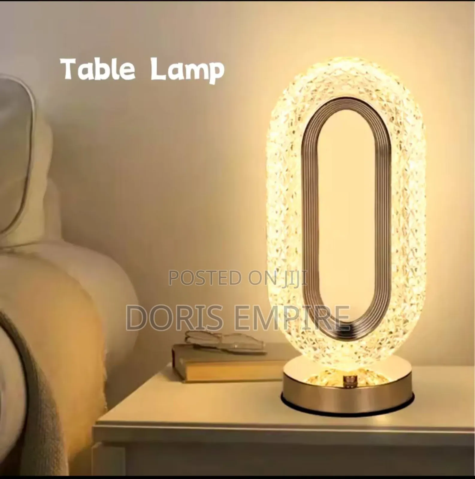 Qaulity Crystal Lamps Modern Luxury Bedside Lamps.