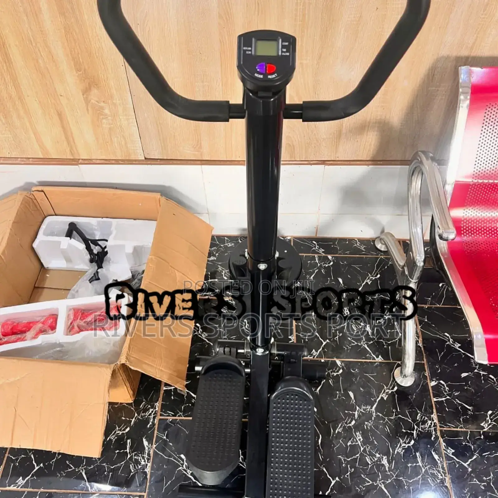 3in1 Multifunctional Stepper With Twister, Dumbbell, Display