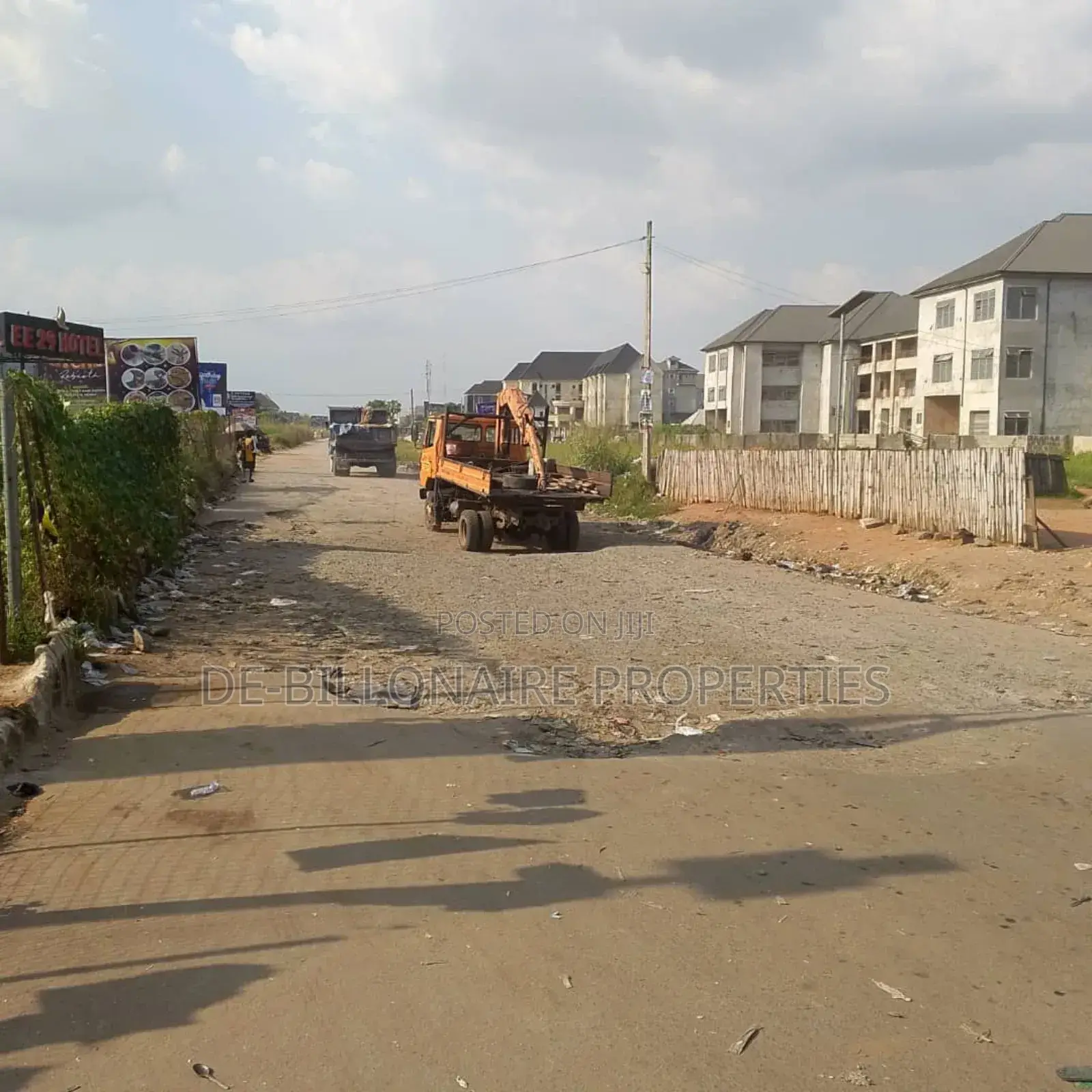 Duly Registered Two Plots of Land Fenced, at Ph Road.