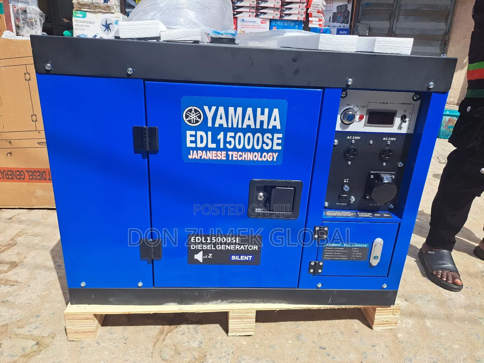Yamaha Soundproof DIESEL Generator
