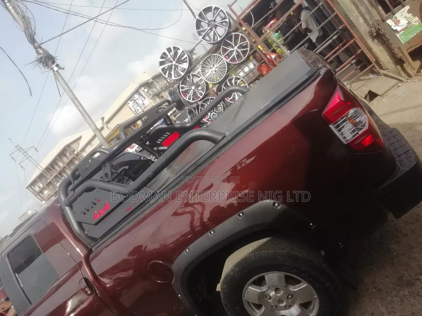 Fiber Folding Cover With Off Road Spoiler for Tundra _-:=1*