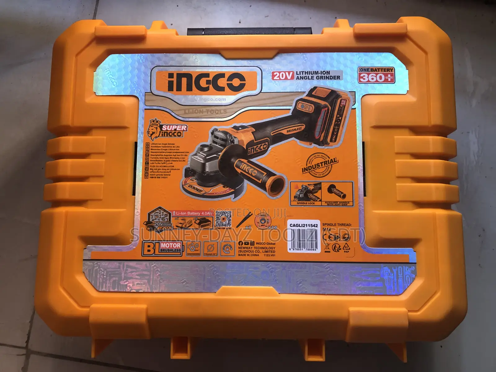 Cordless Angle Grinder