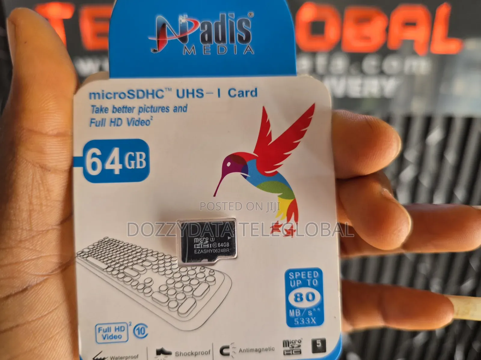 Nadis 64gb 80mb/S Speed Memory Card