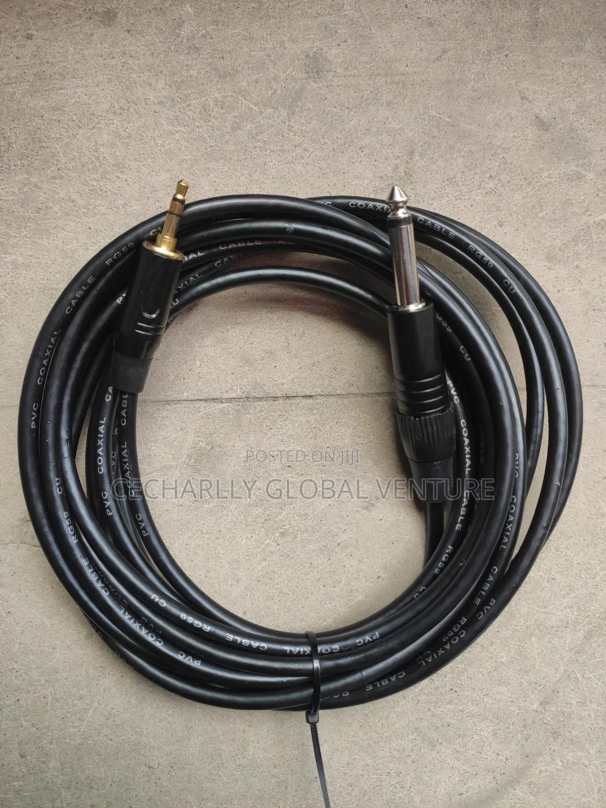 3.5mm Jack to 6.3mm Jack 5m