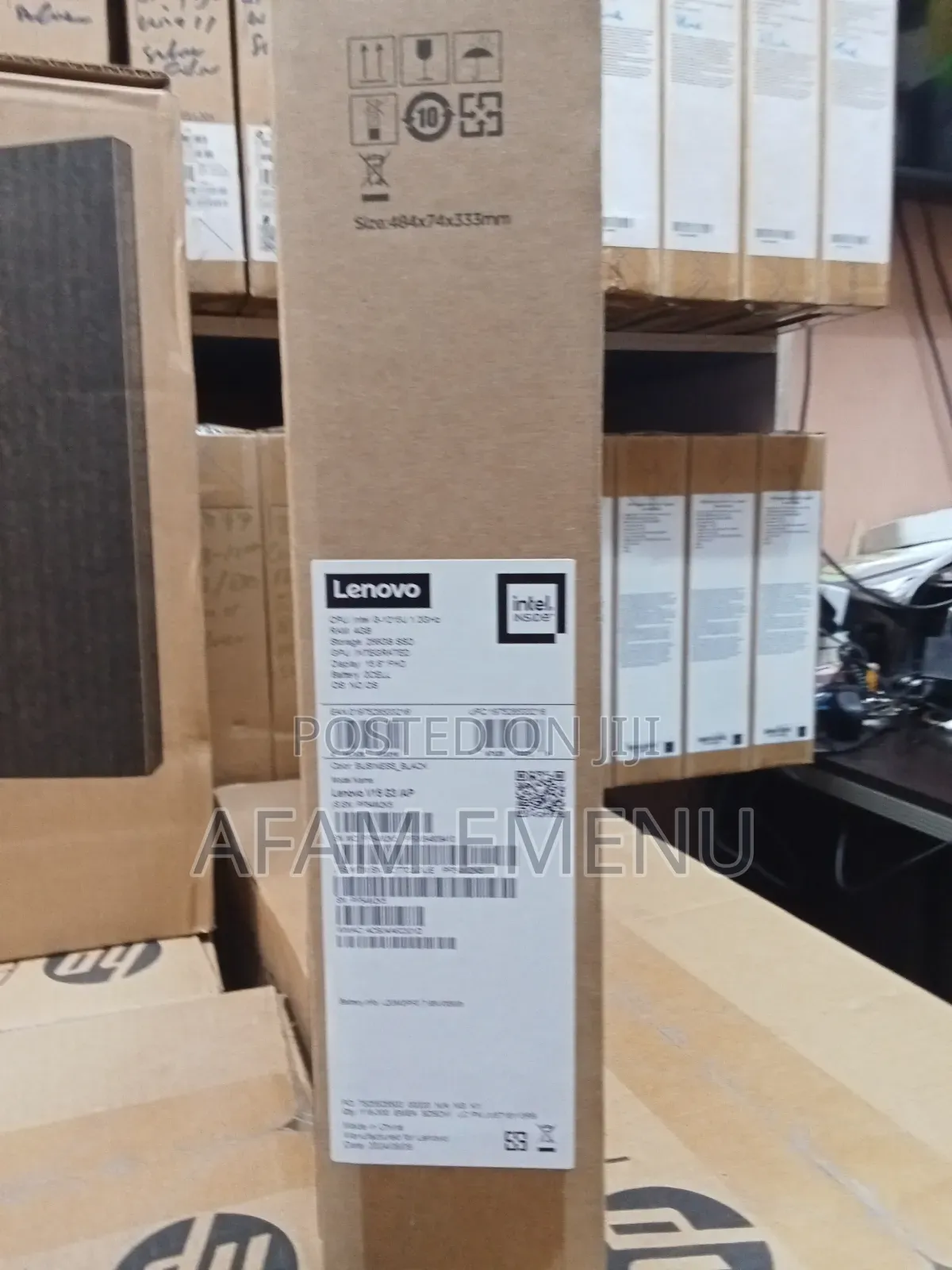 New Laptop Lenovo V15 4GB Intel Core I3 SSD 256GB