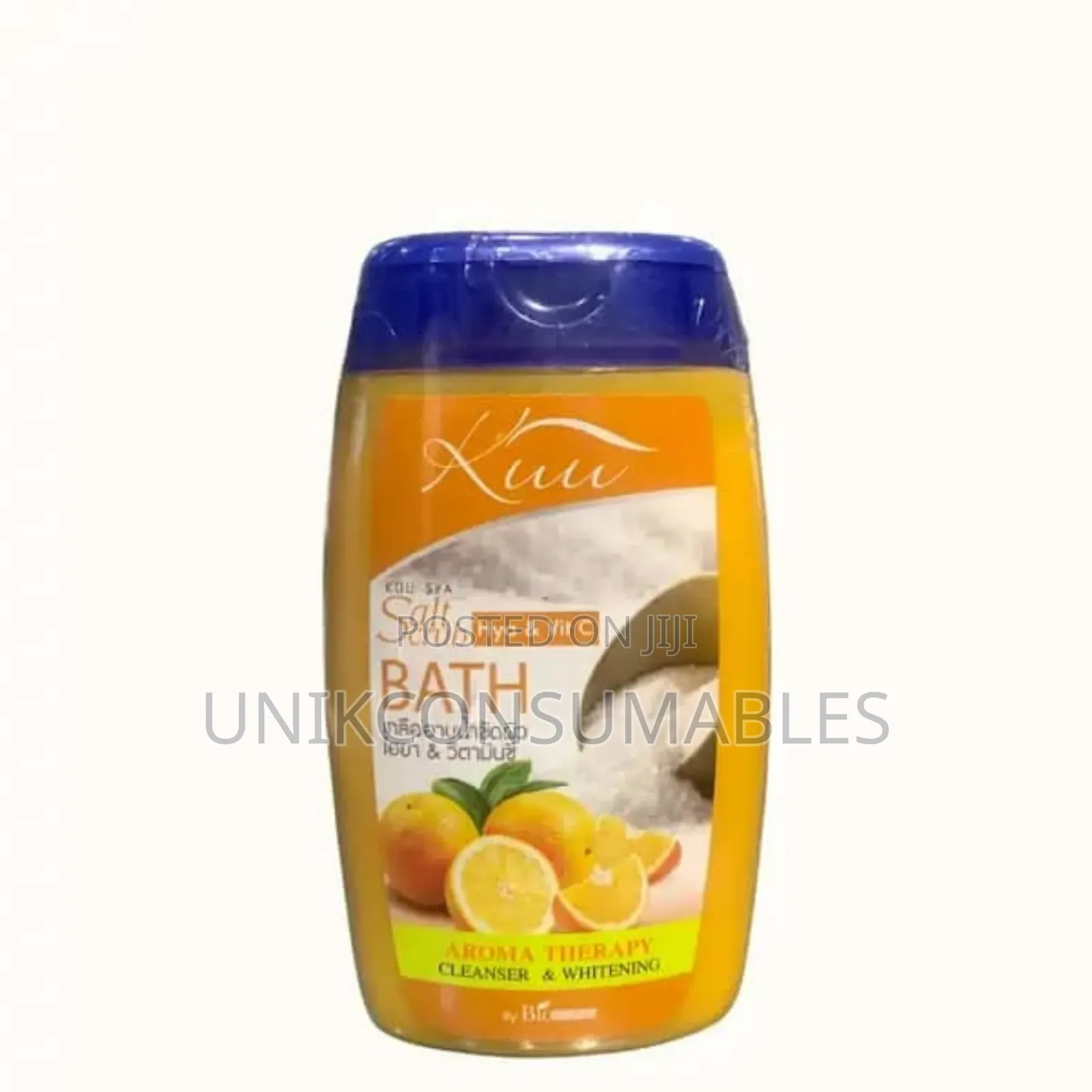Kuu Spa Face Body Salt Scrub Bath for Skin Glow - 450g
