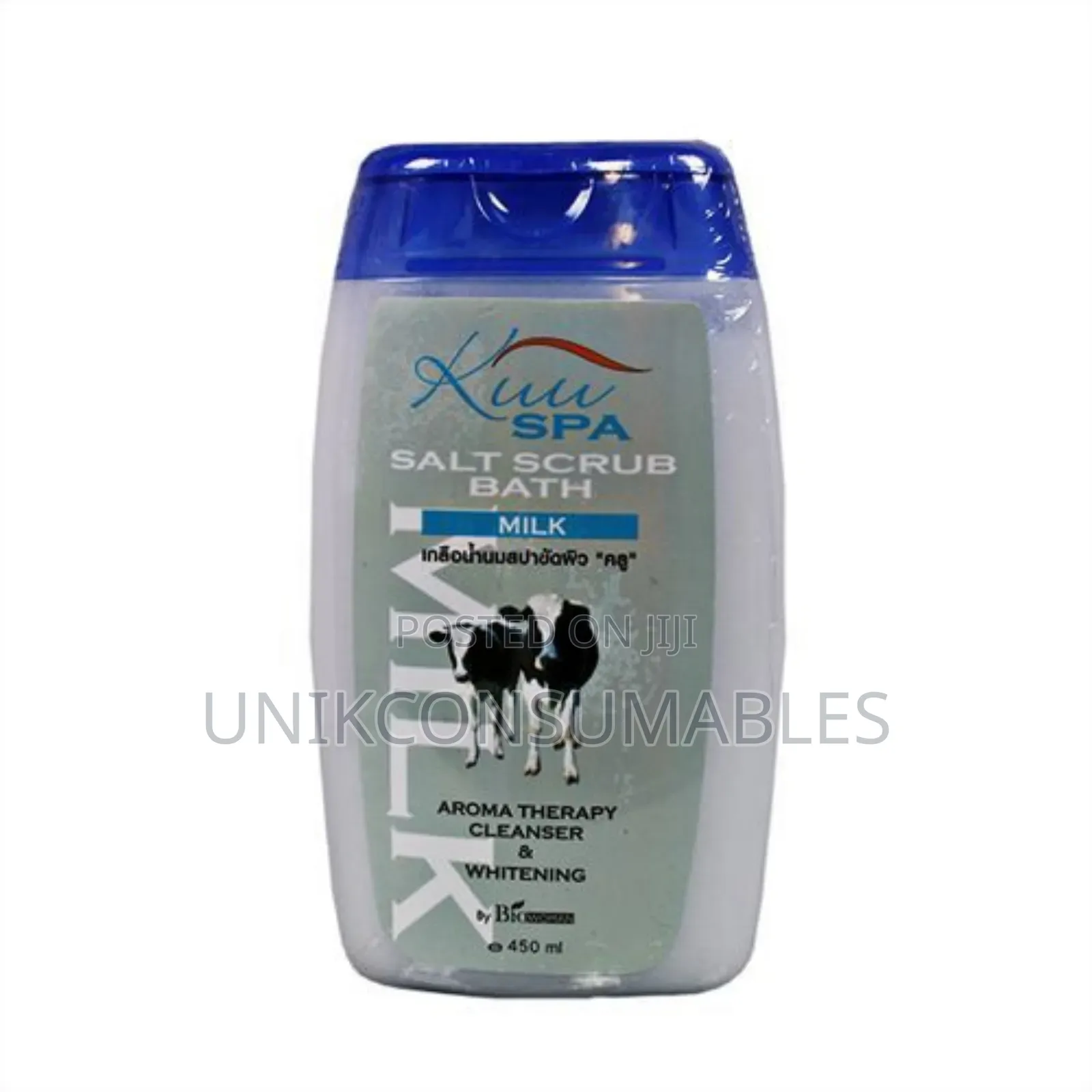 Kuu Spa Face Body Salt Scrub Bath for Skin Glow - 450g