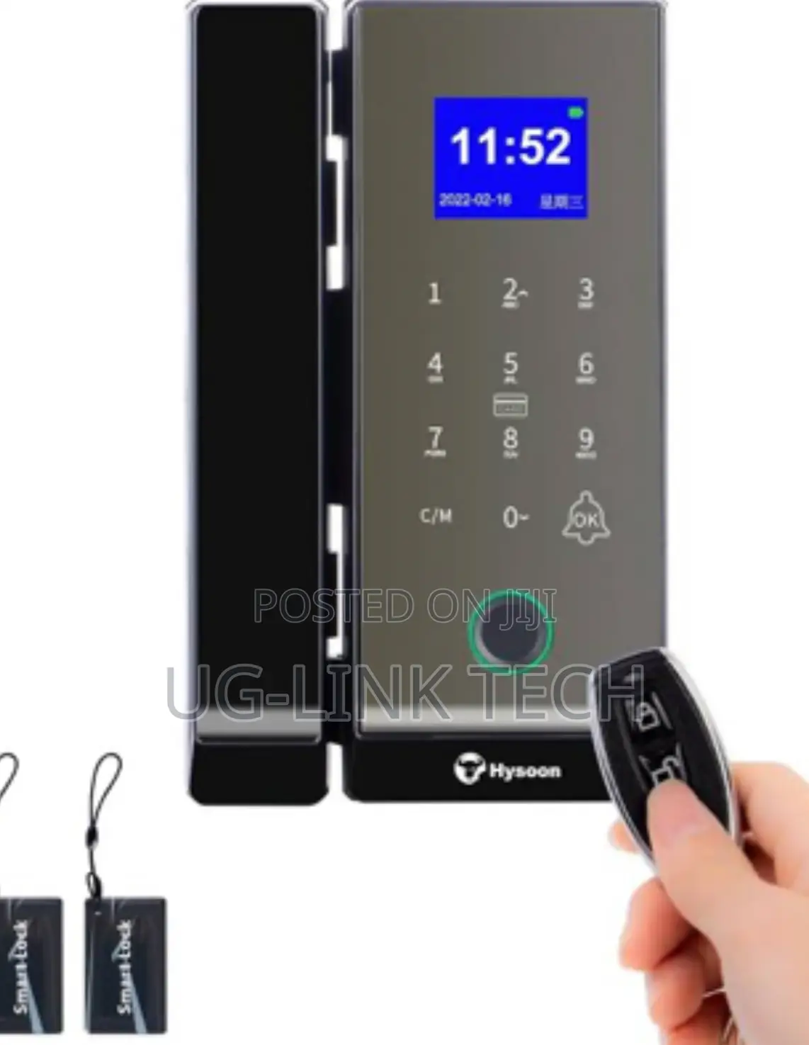 Glass Door Lock Keyless Door Smart Lock