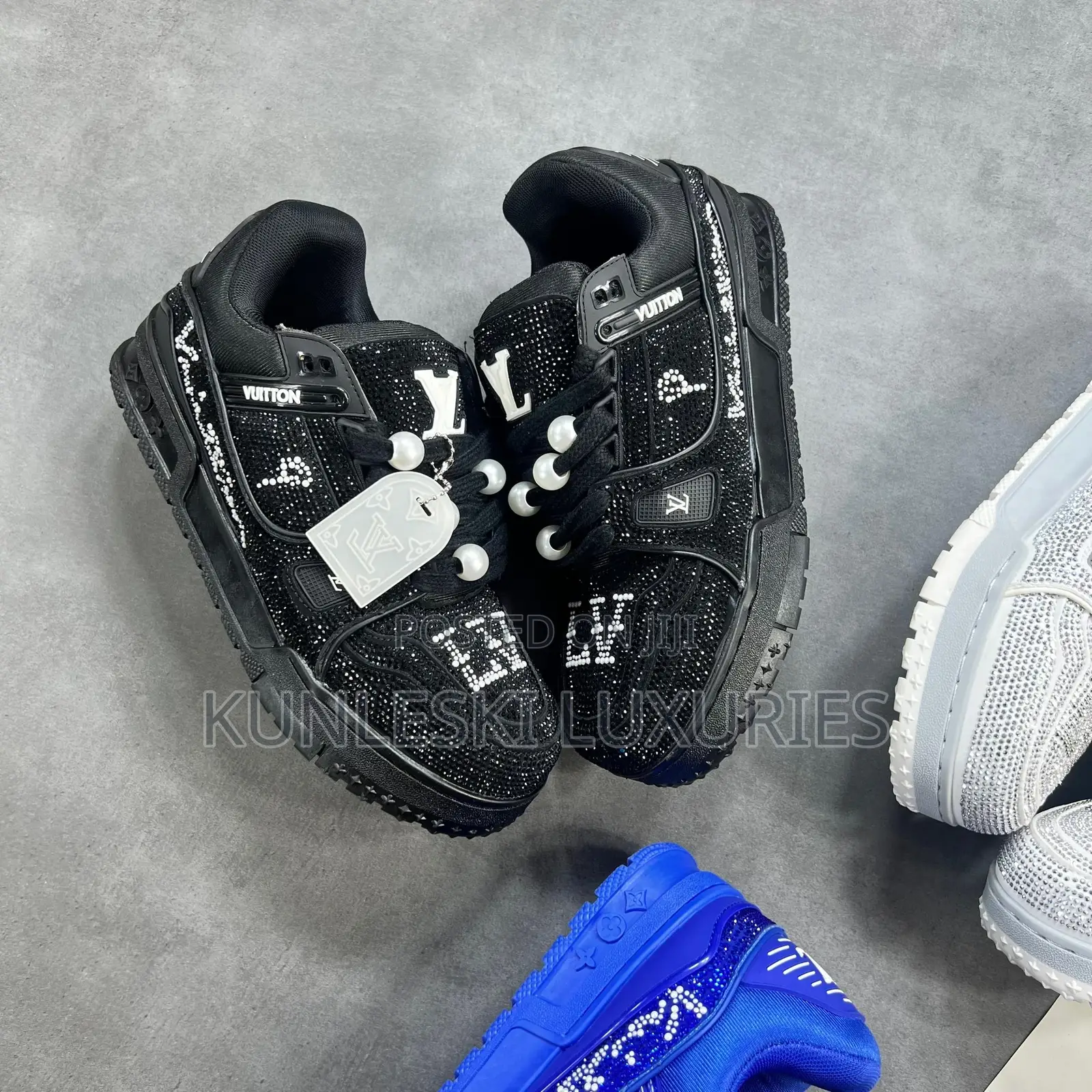 Louis Vuitton LV Trainers Maxi-Swarovski Crystal Sneakers