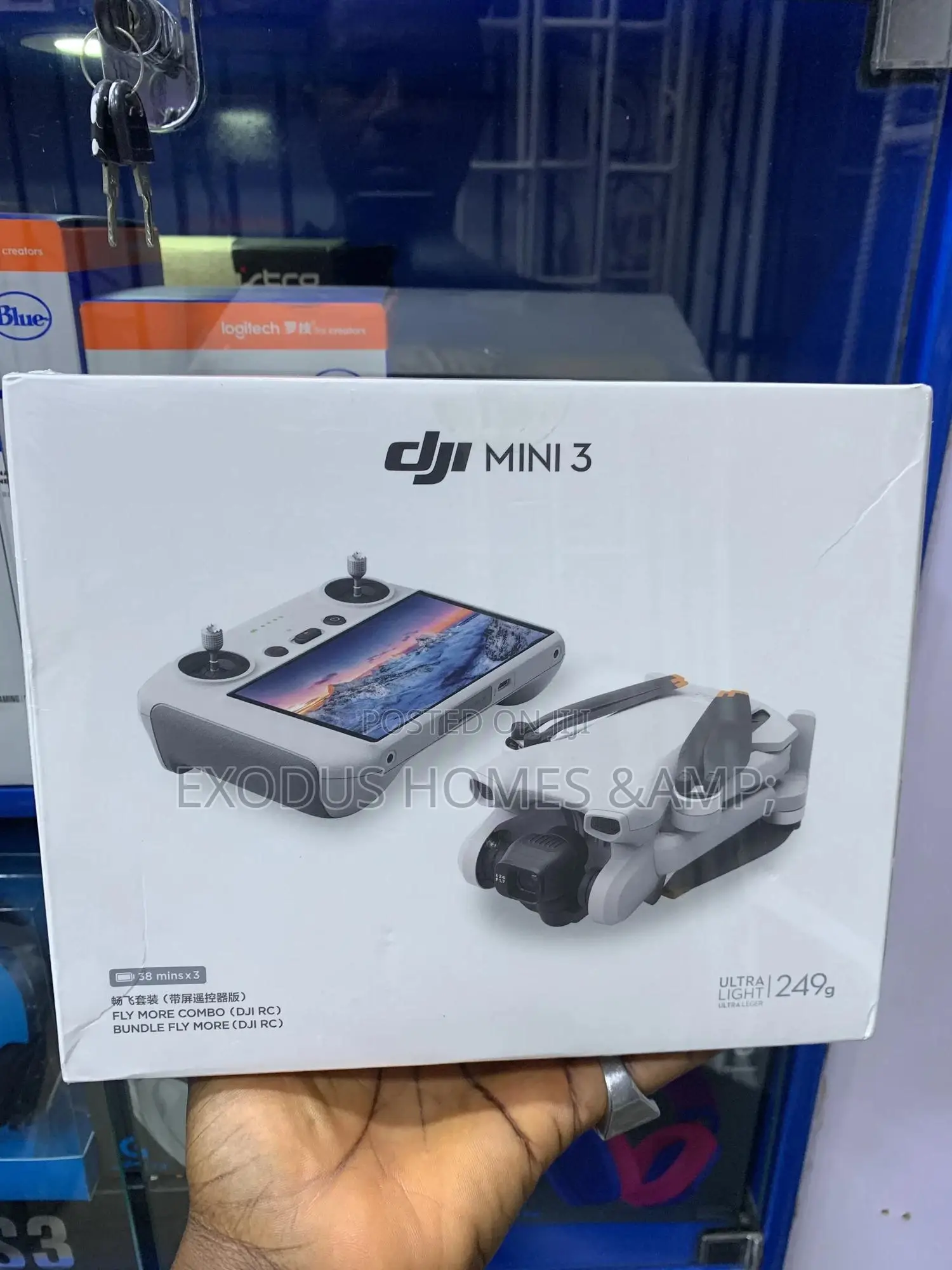 DJI Mini 3 Fly More Combo (DJI RC), Drones With Camera Etc