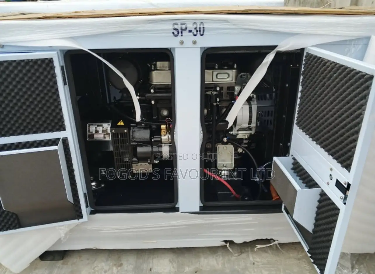 30kva Perkins Soundproof Diesel Generator 100% Copper Coil