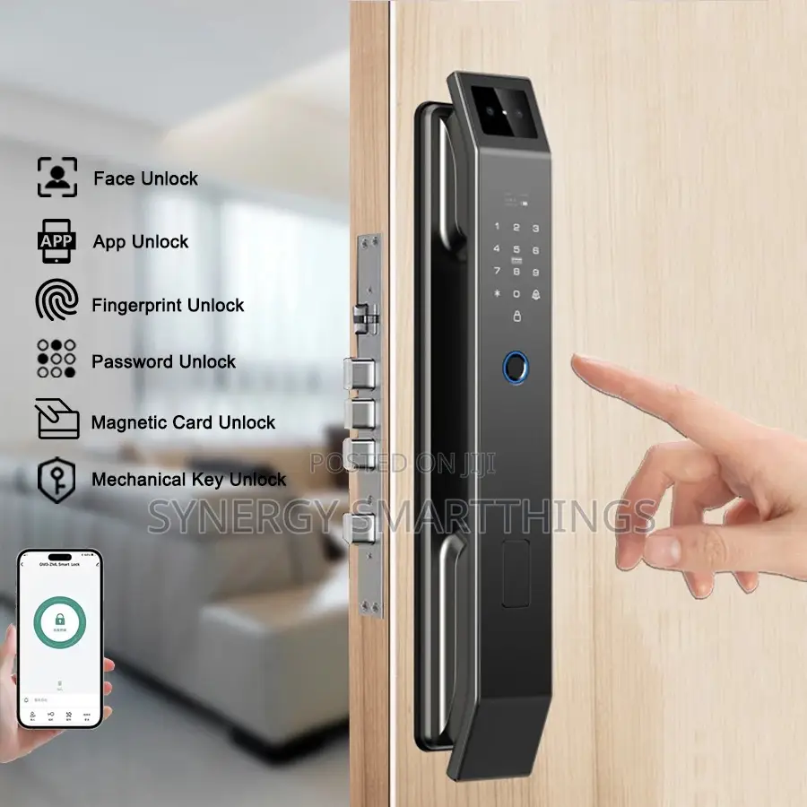 Tuya Smart Security Door Lock With Camera Fingerprints Mechanical Keys