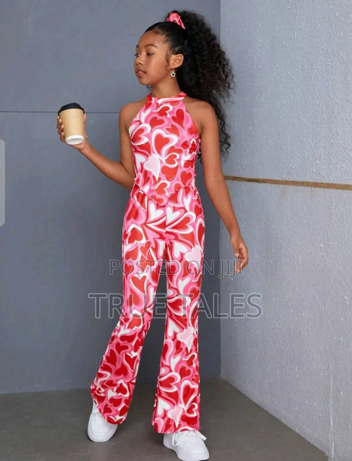 SHEIN Girls' 2 Piece Pink Set