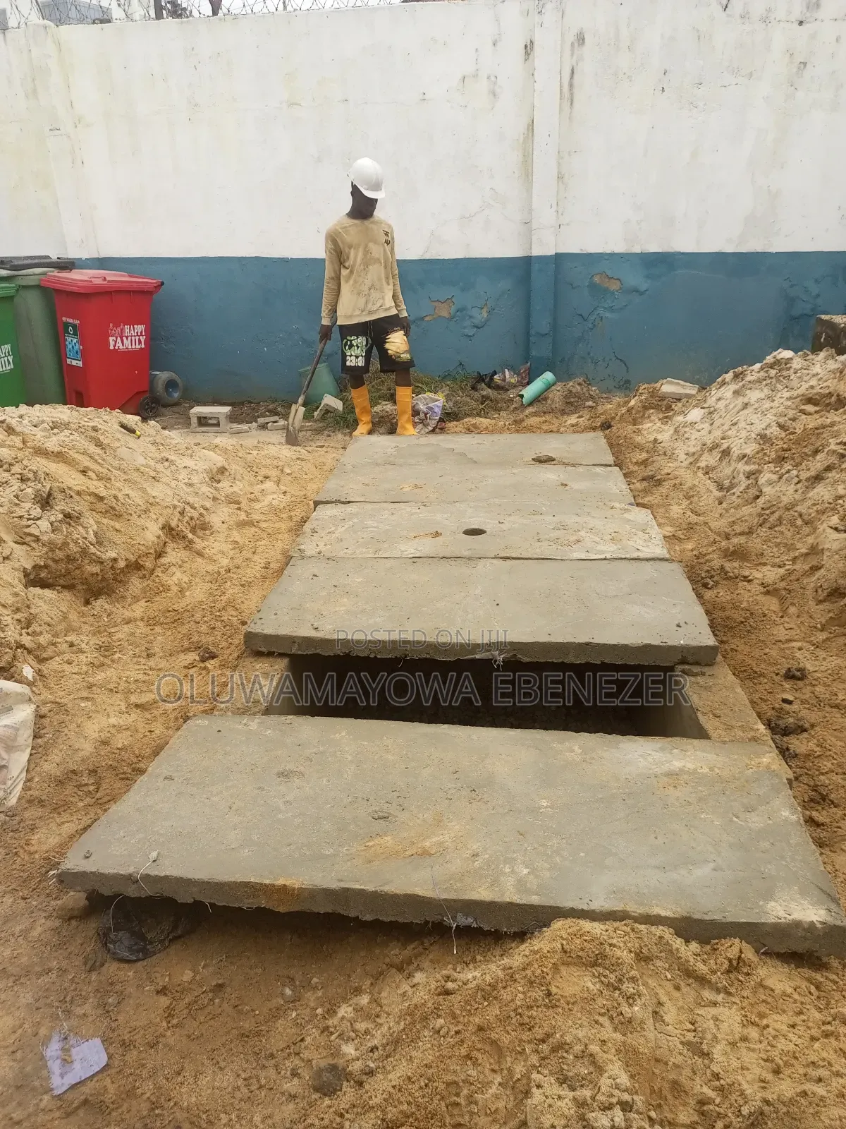 Bio Gas Sewage Digester Construction