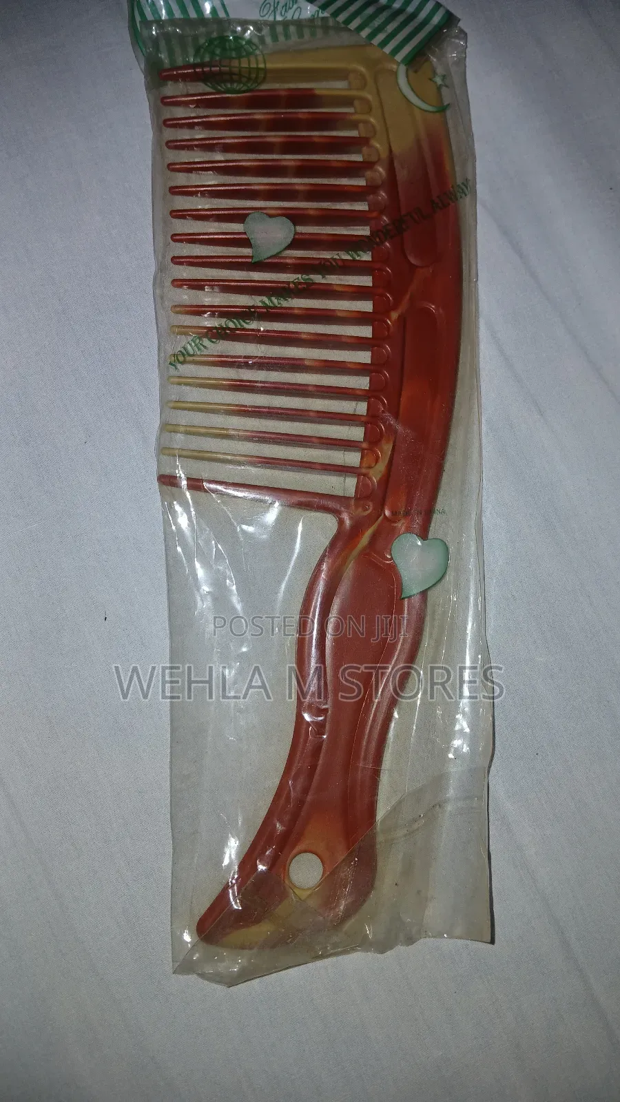 Plastic Detangling Wide Tooth Comb