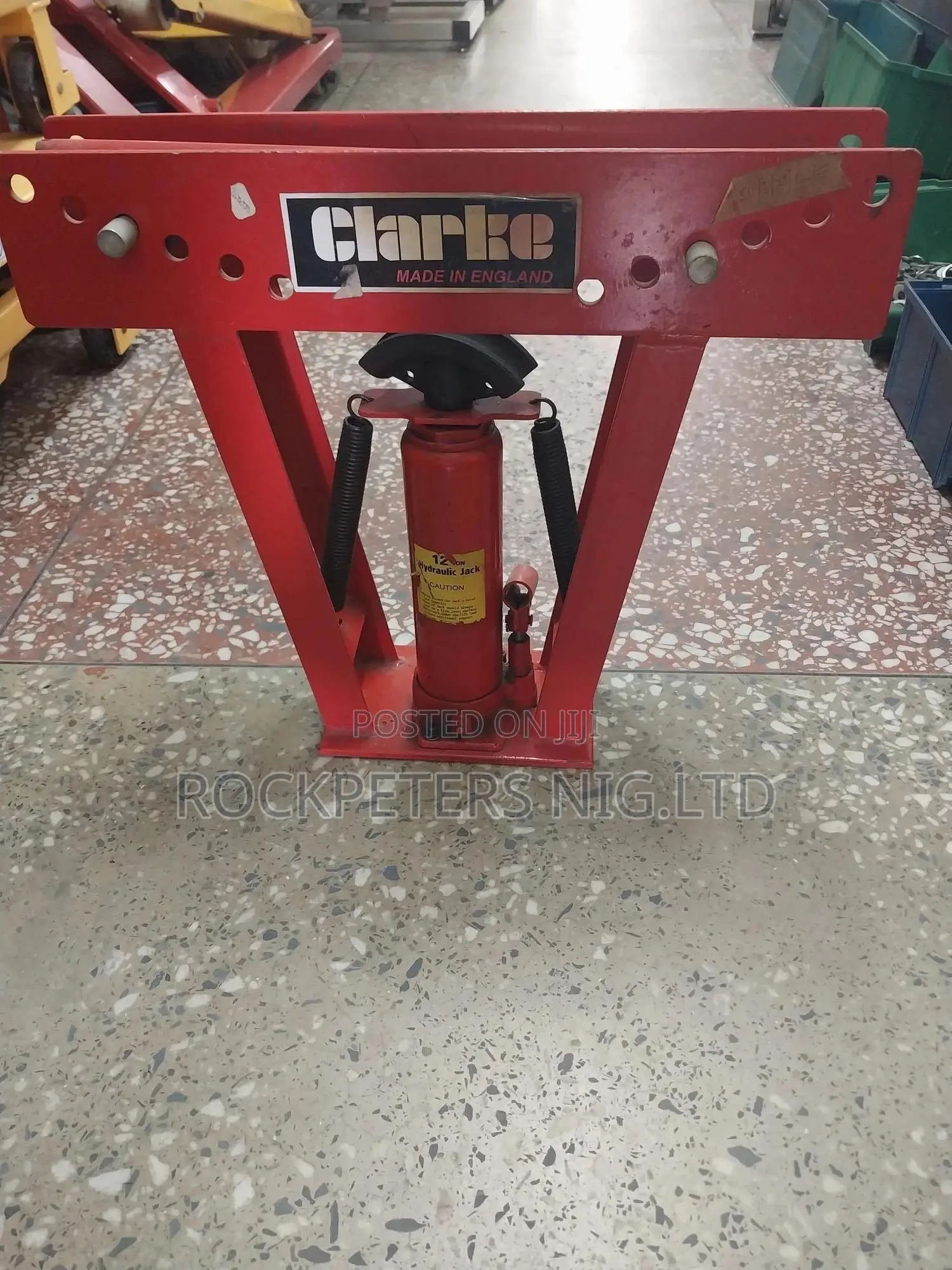 Clarke CHV12B Portable 12 Tonne Hydraulic Pipe Bender