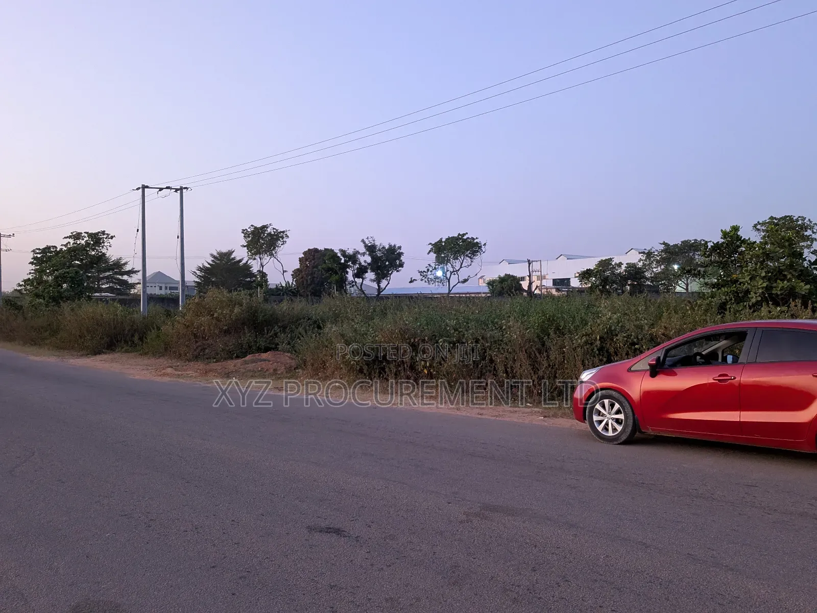 1 Hectare Industrial Plot by Tarred Road Idu (C of O)