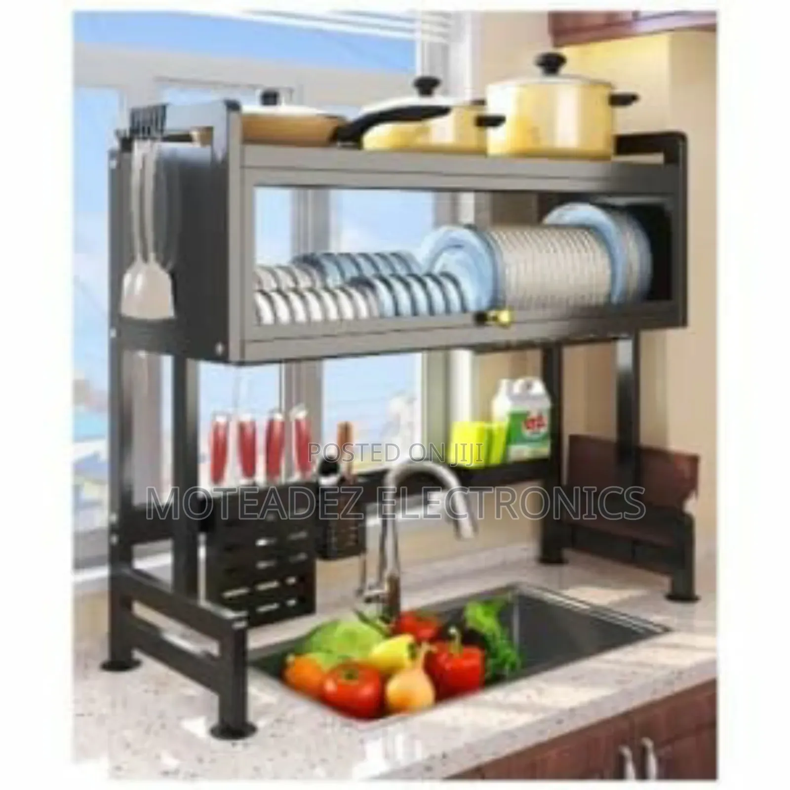 85cm Over the Sink High Quality Heavy Steel Dish/Plate Rack