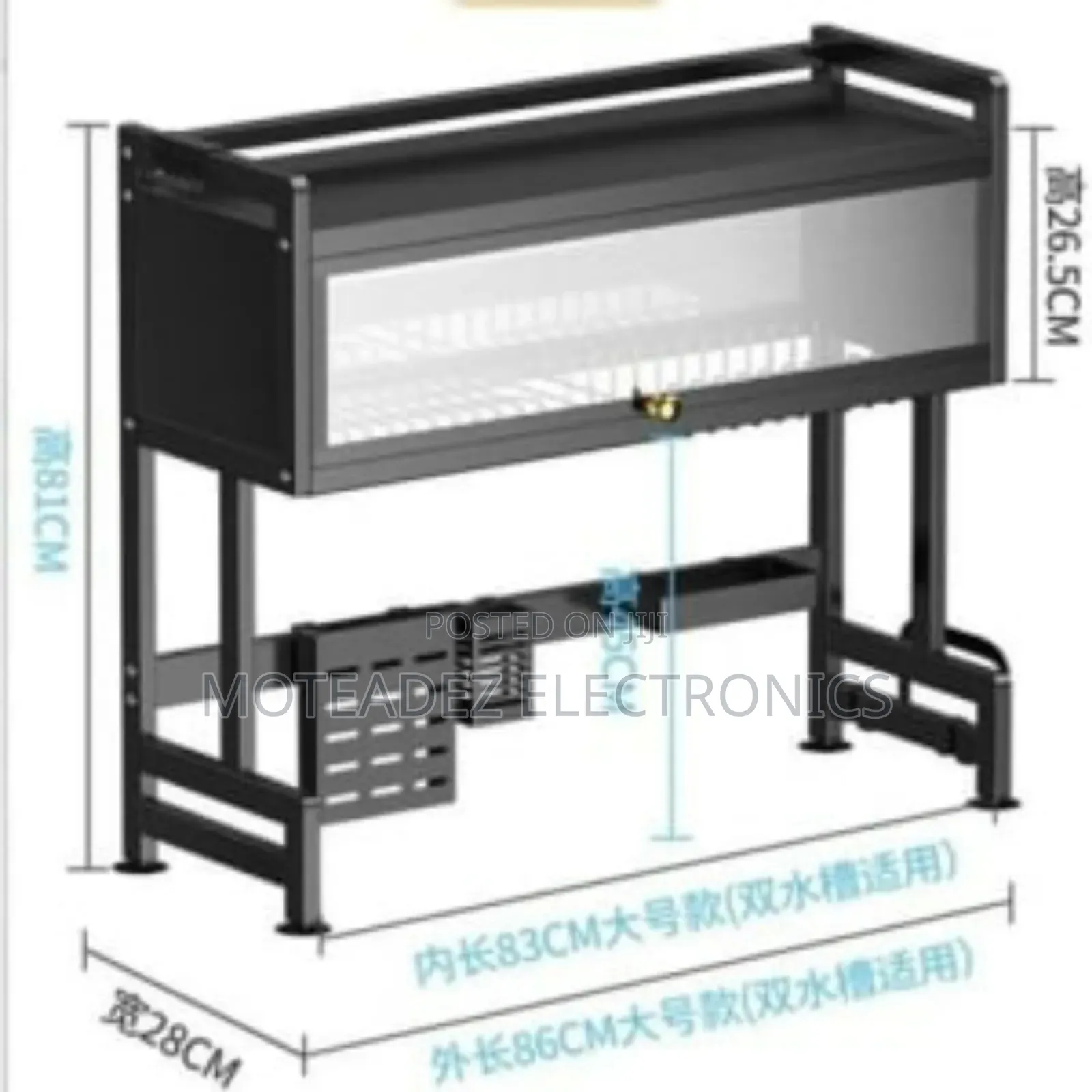 85cm Over the Sink High Quality Heavy Steel Dish/Plate Rack