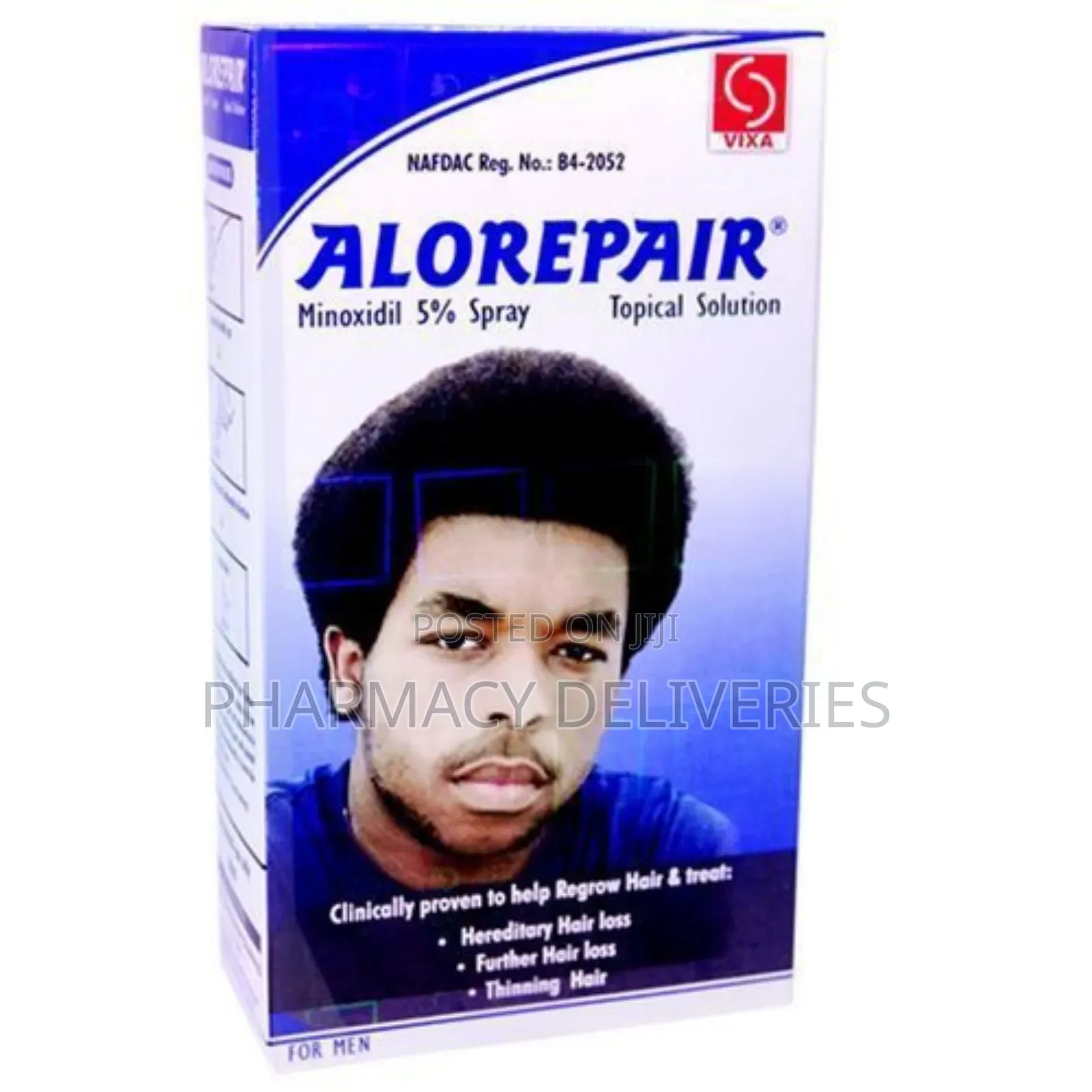 Alorepair Minoxidil Spray Topical Solution for Men Women