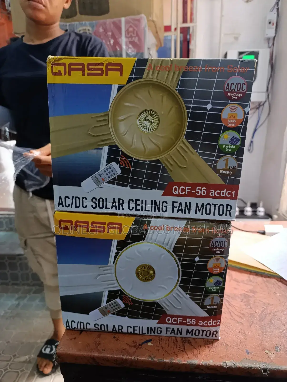 Qasa Inverter Ceiling Fan 56 Inches