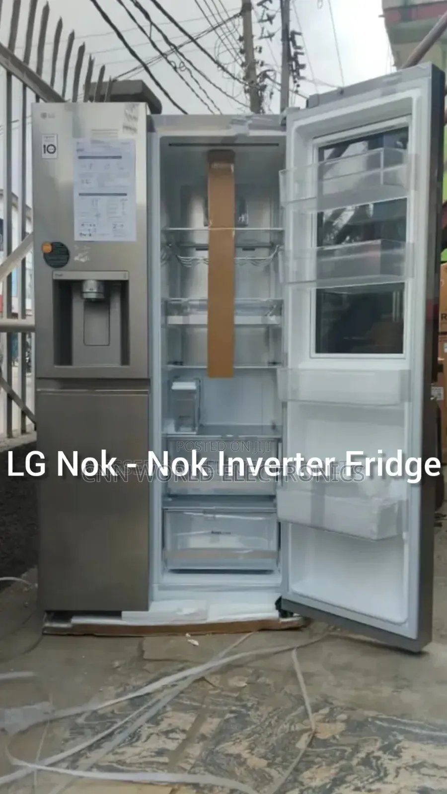New LG 674L Nok - Nok Inverter Fridge Side by Side Ice Maker