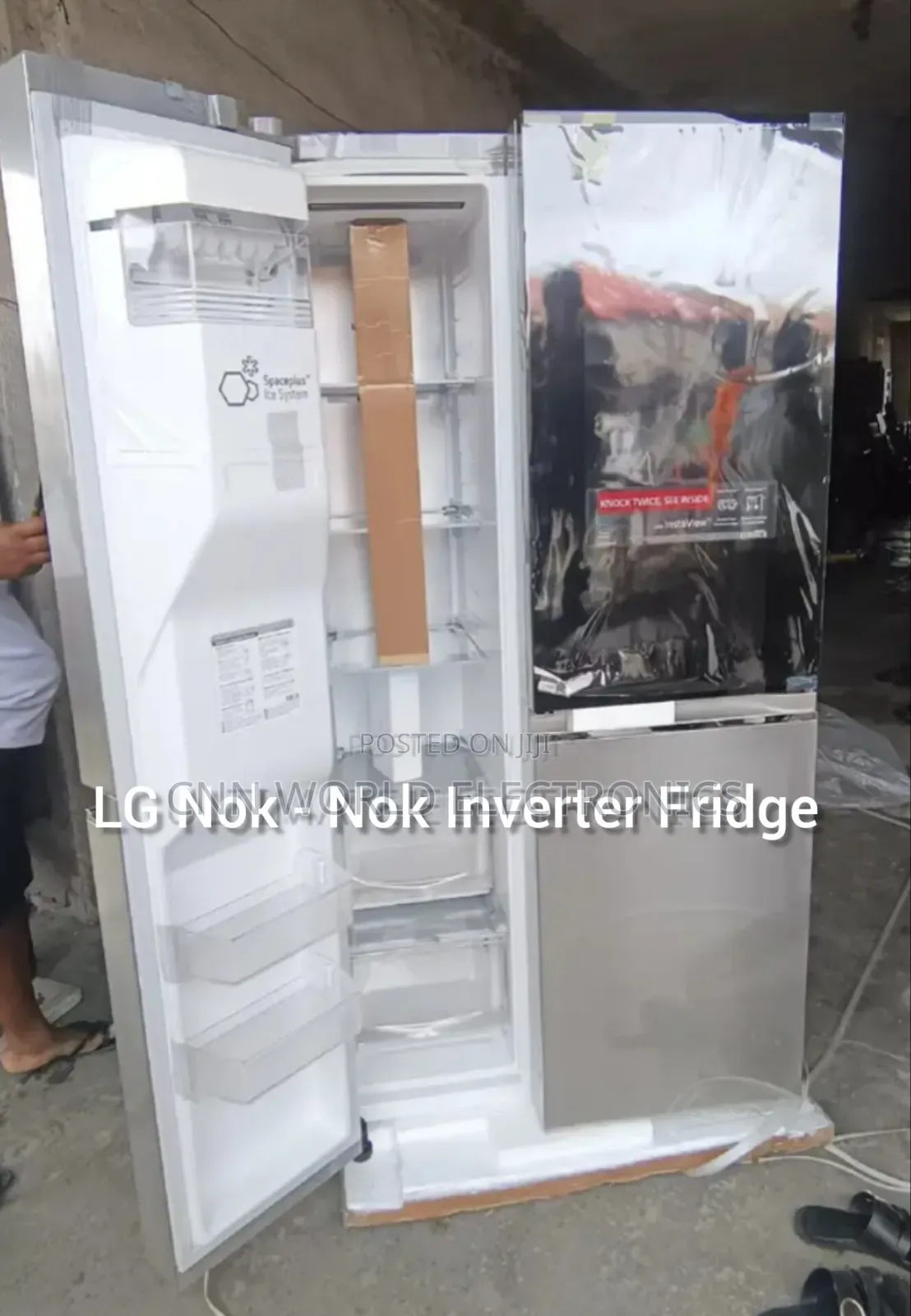 LG Inverter 674L Side by Side Fridge(Nok - Nok)Ice Dispenser