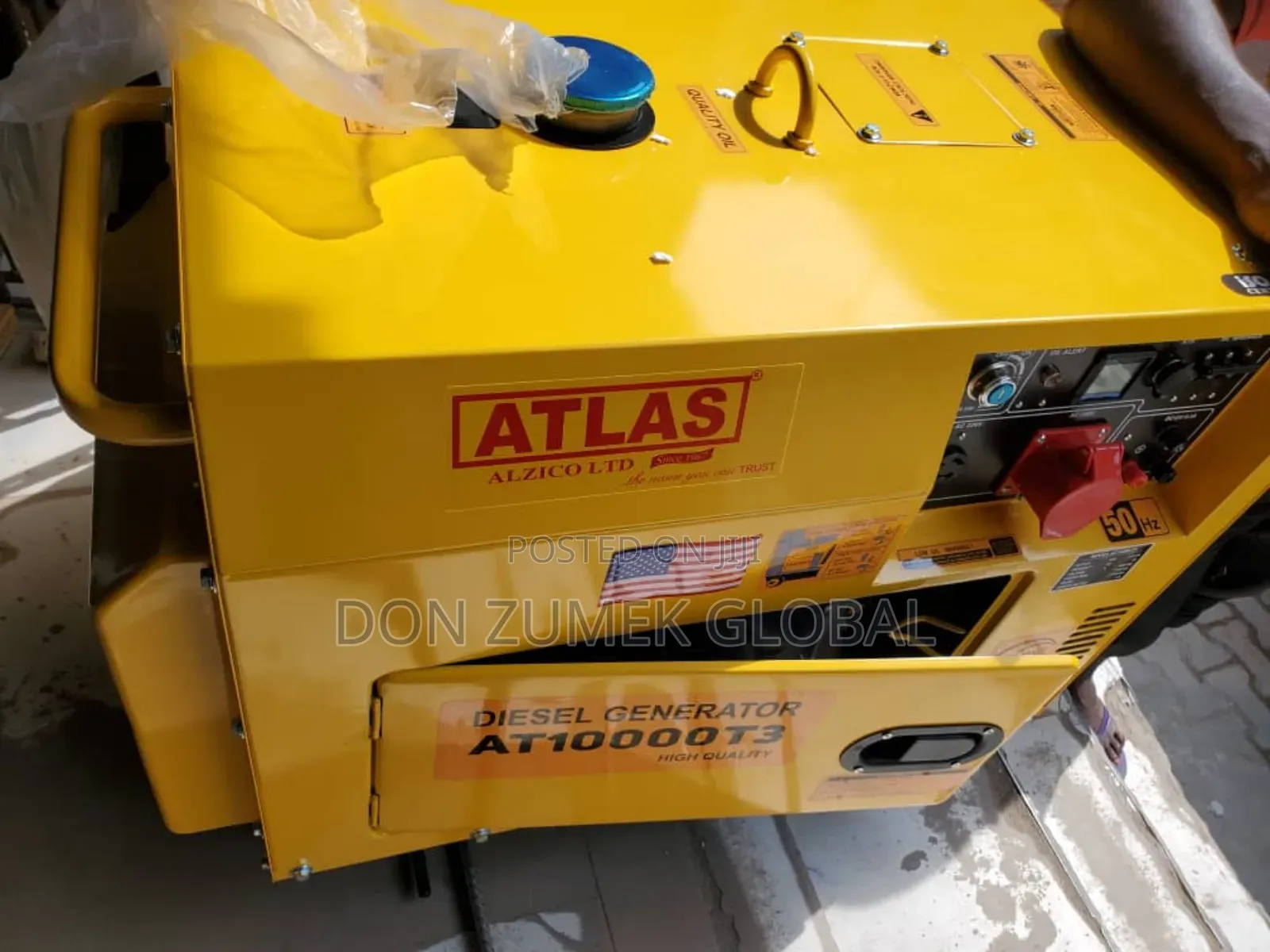 3phase ATLAS Diesel Soundproof Diesel Engine Generator