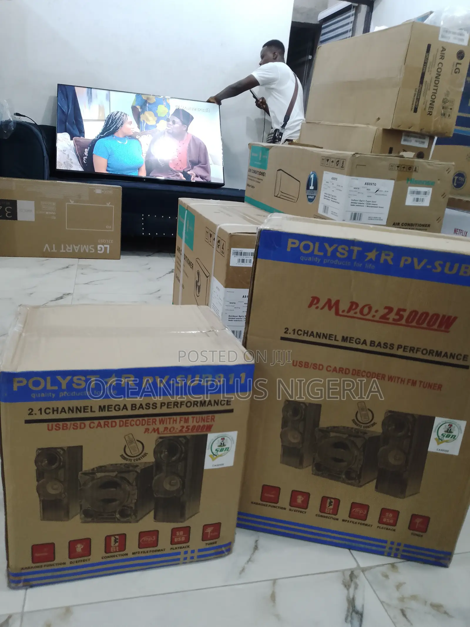 Sonic-Polystar Sound Bar System