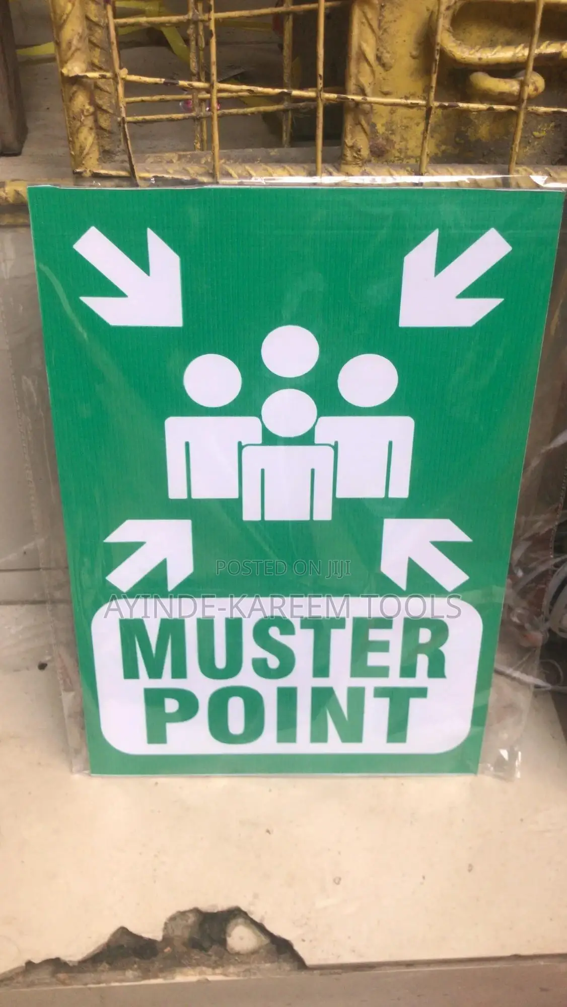 Muster Point Sign Board