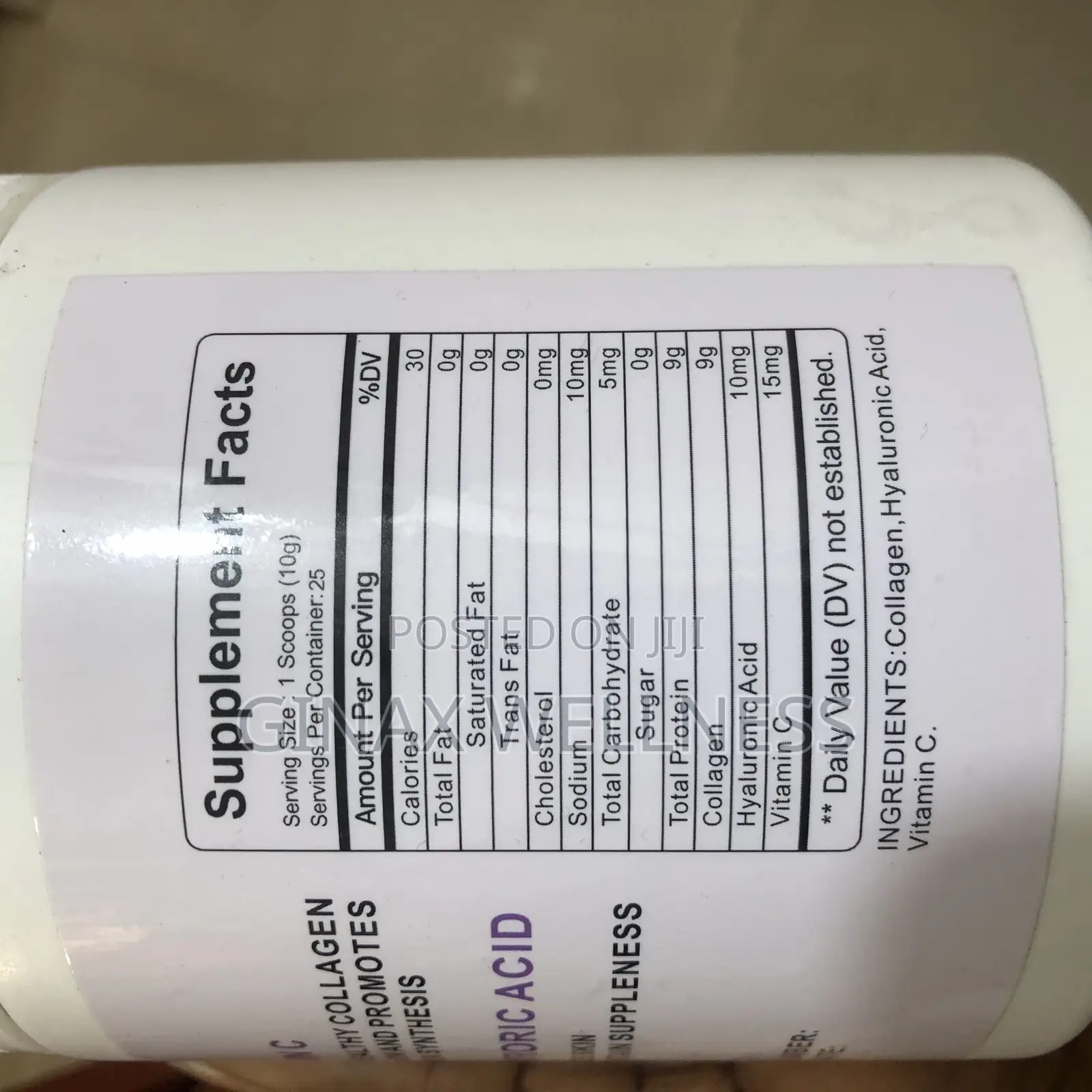 Collagen Powder (Type 1 and 3) With Vitamin C (9000mg )
