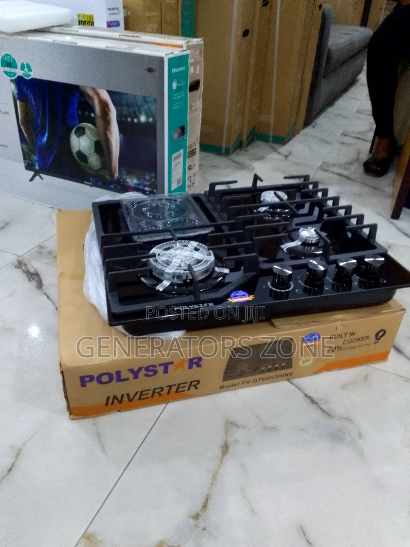 Extended Service Life Polystar 3+1 Built-I Electric Gas Hob