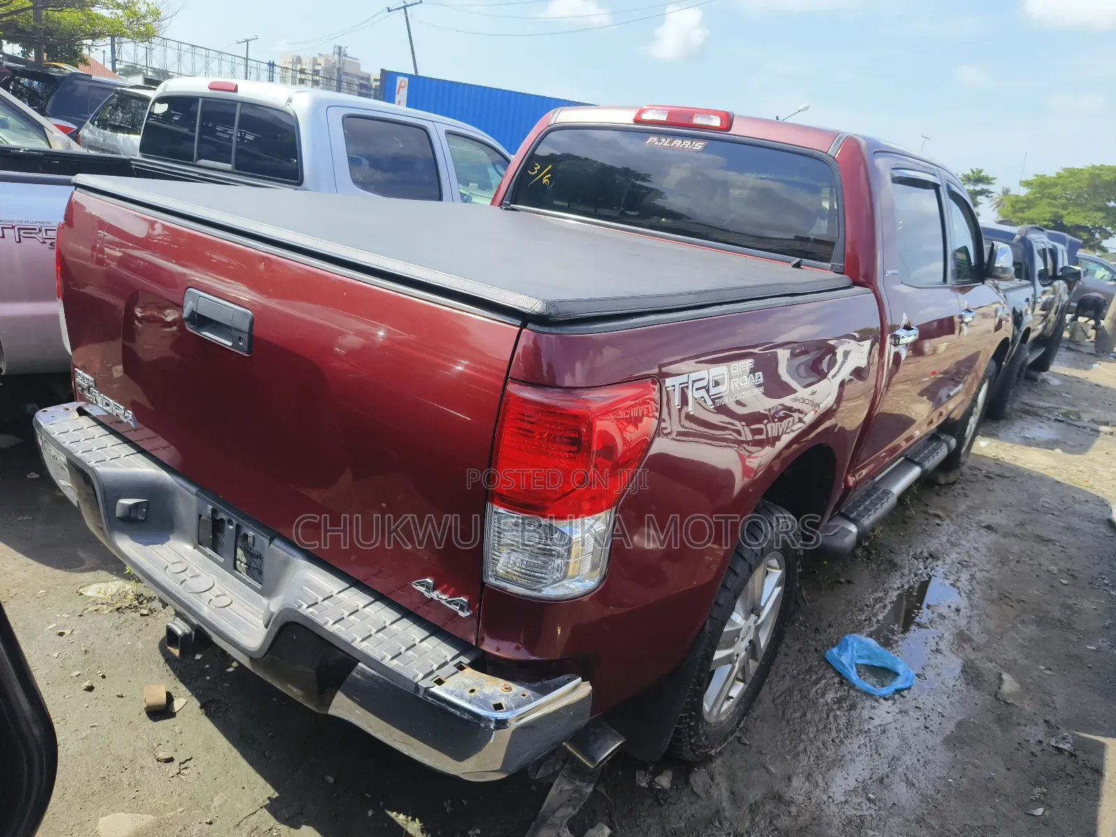 Toyota Tundra Double Cab 4x4 Limited 2012 Red