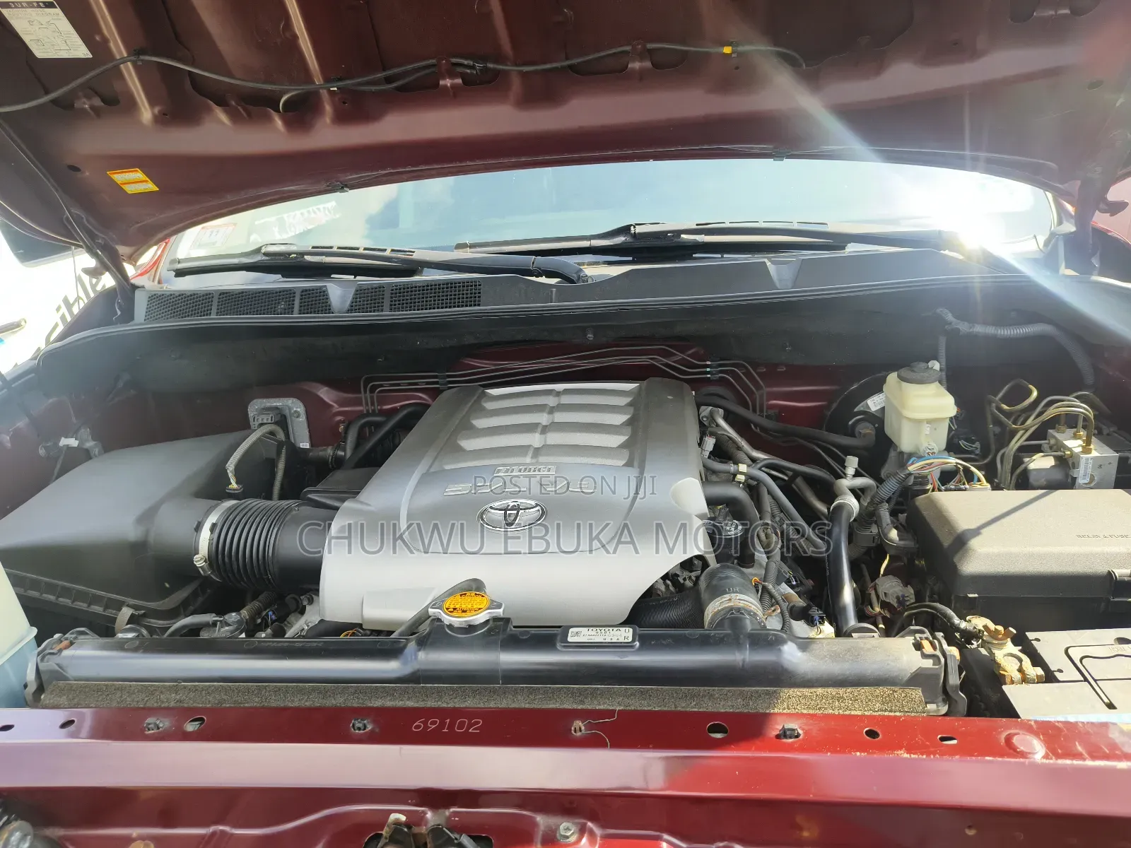 Toyota Tundra Double Cab 4x4 Limited 2012 Red