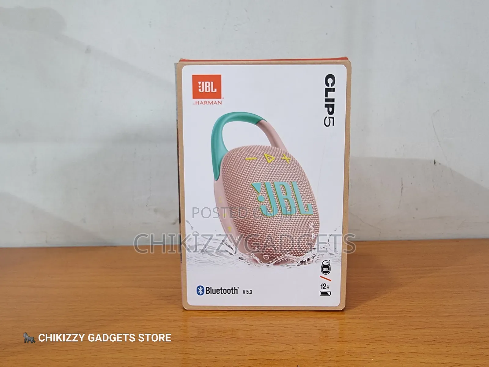 Brand New Pink JBL Clip 5 Speaker