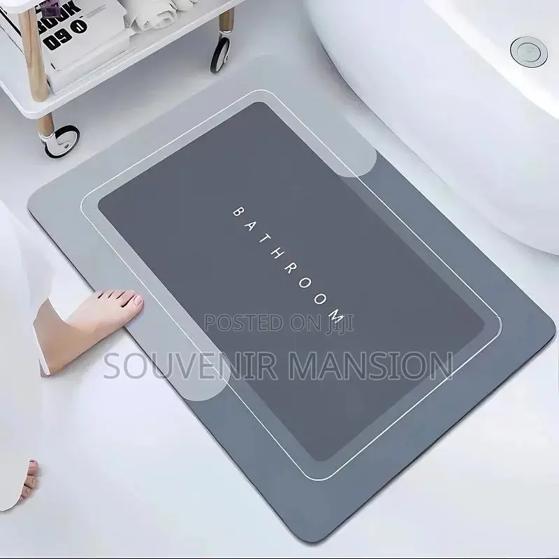 Welcome Bathroom Door Mat