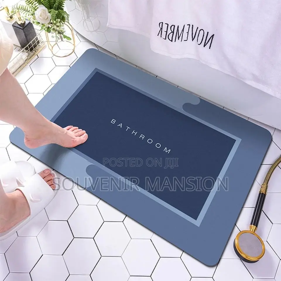 Welcome Bathroom Door Mat