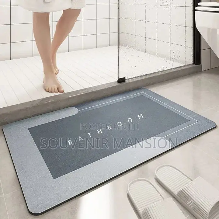 Welcome Bathroom Door Mat
