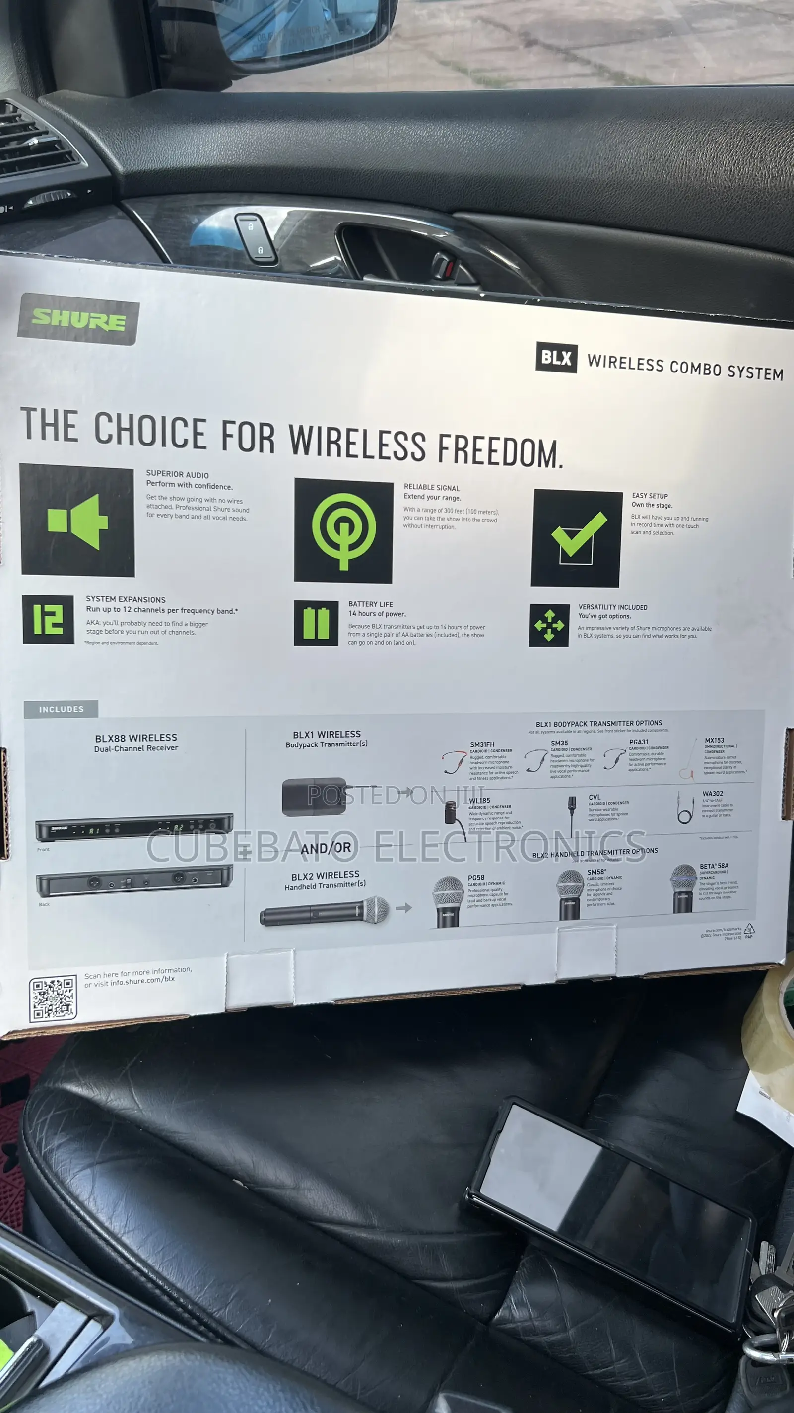 Shure Wireless Combo Mic
